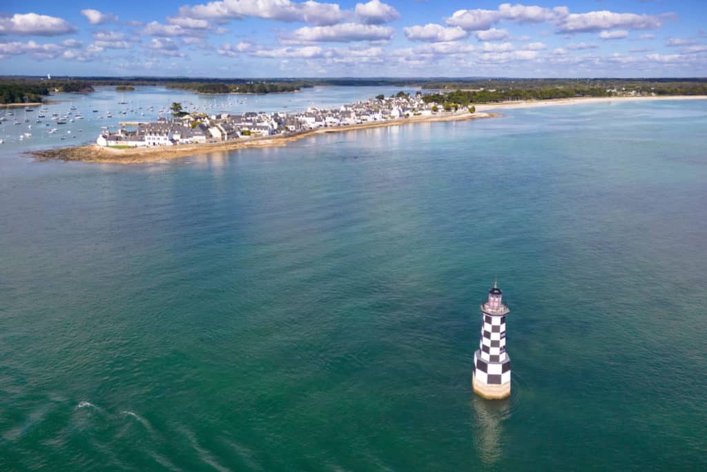 Phare de la Perdix à l'île tudy