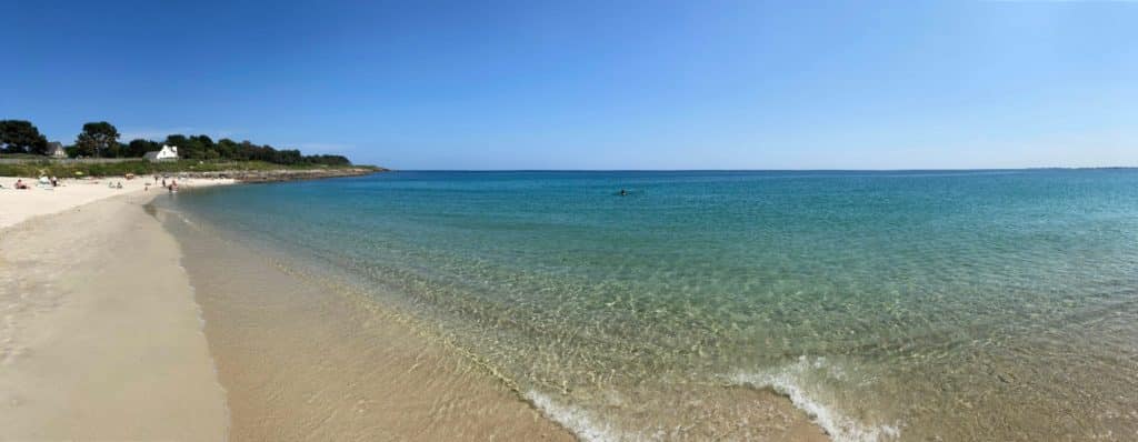 Plage de Kermor à Sainte-Marine